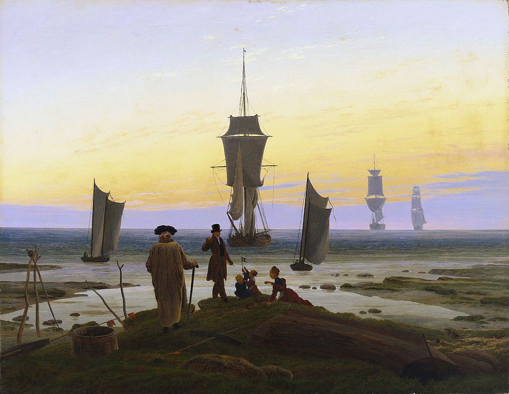 Caspar David Friedrich: Die Lebensstufen, um 1835  [Public domain], via Wikimedia Commons